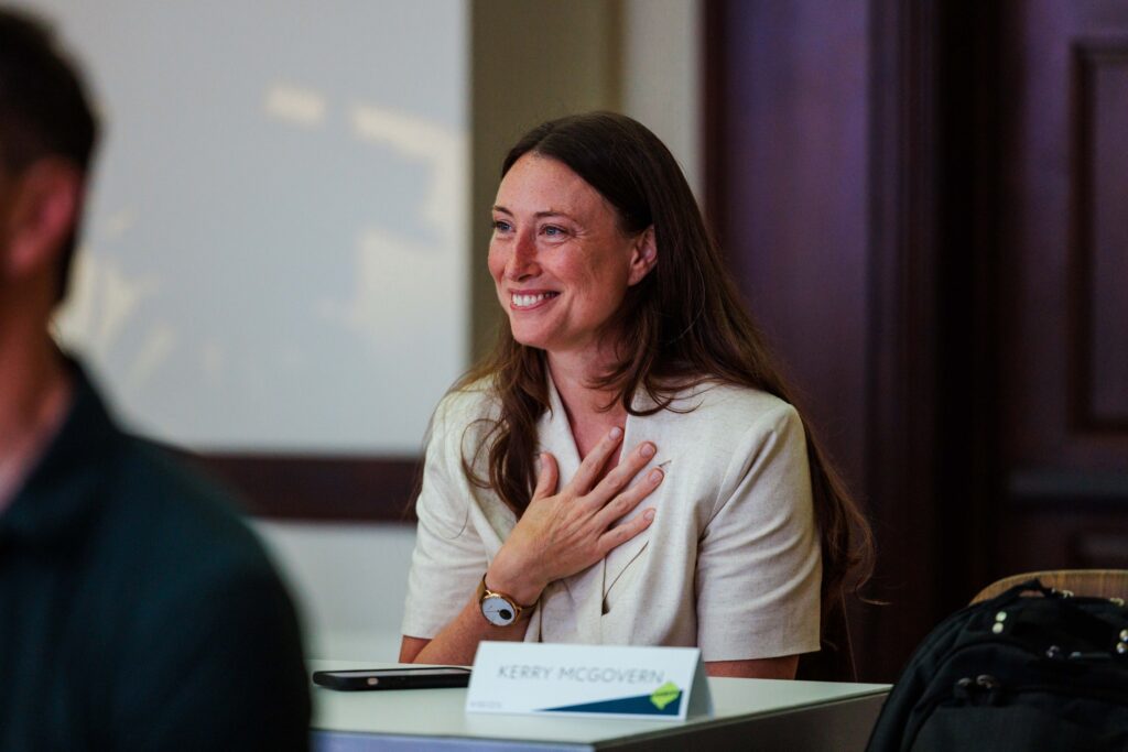 Kerry McGovern at a POWER Vision event.