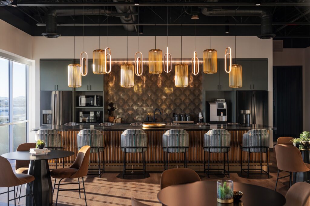 POWER's finished Las Vegas office space.