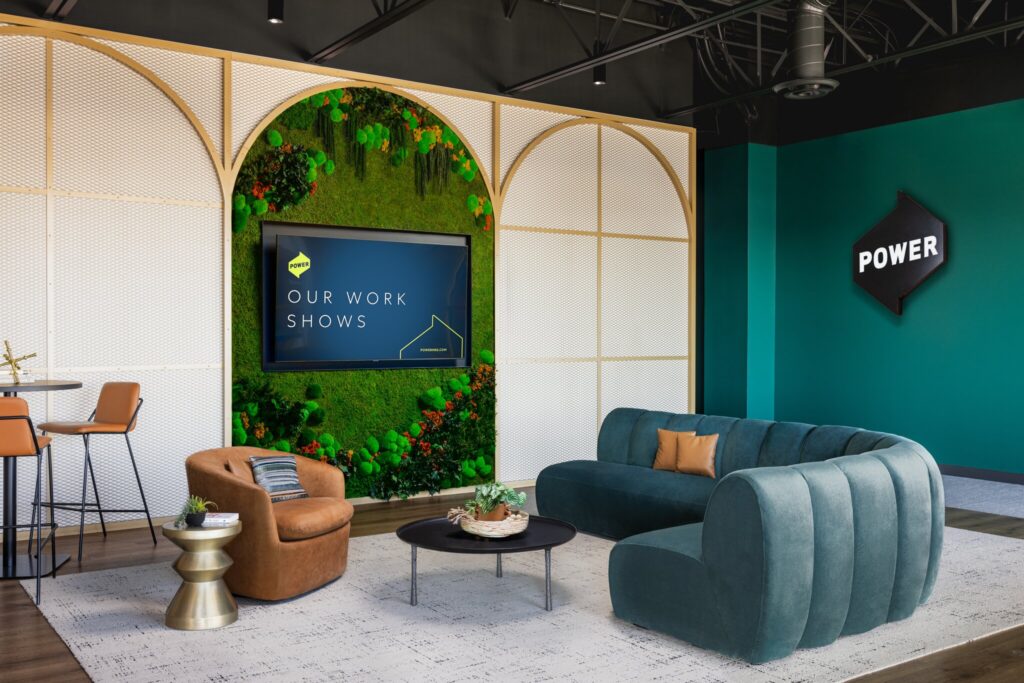 POWER's finished Las Vegas office space.
