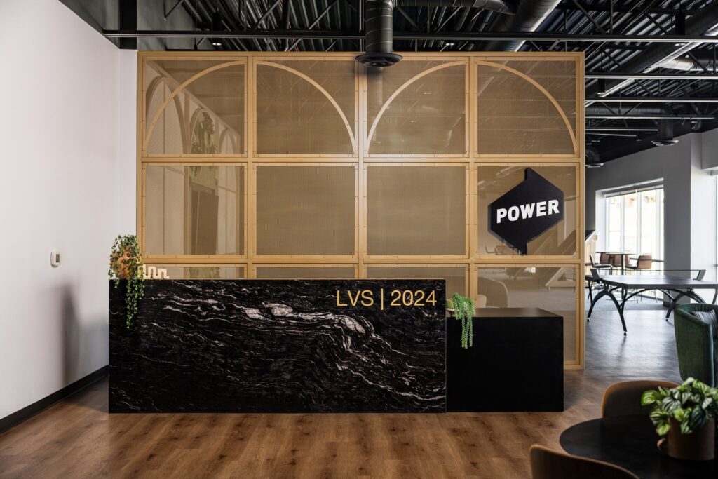 POWER's finished Las Vegas office space.