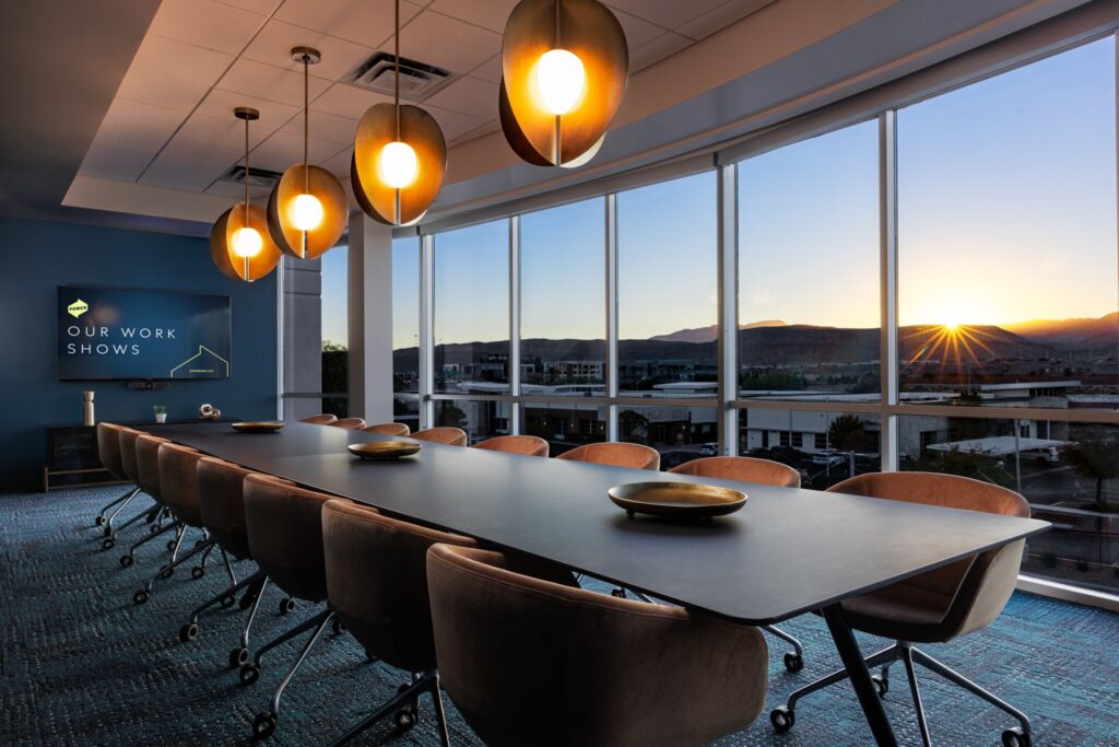 POWER's finished Las Vegas office space.