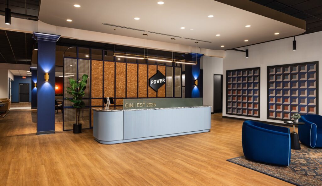 POWER's finished Cincinnati office space.