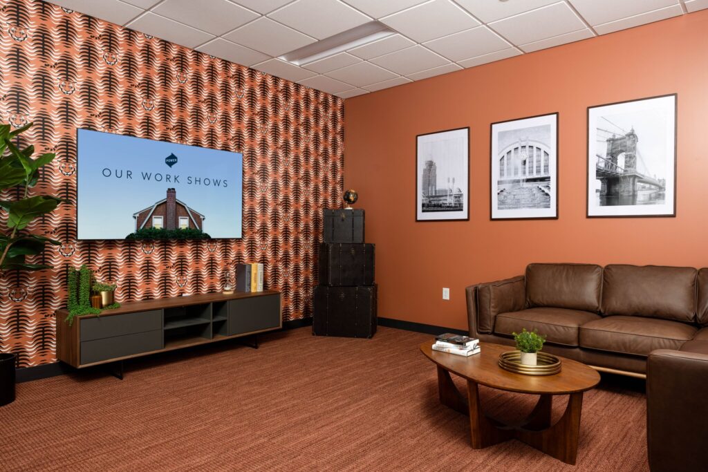 POWER's finished Cincinnati office space.