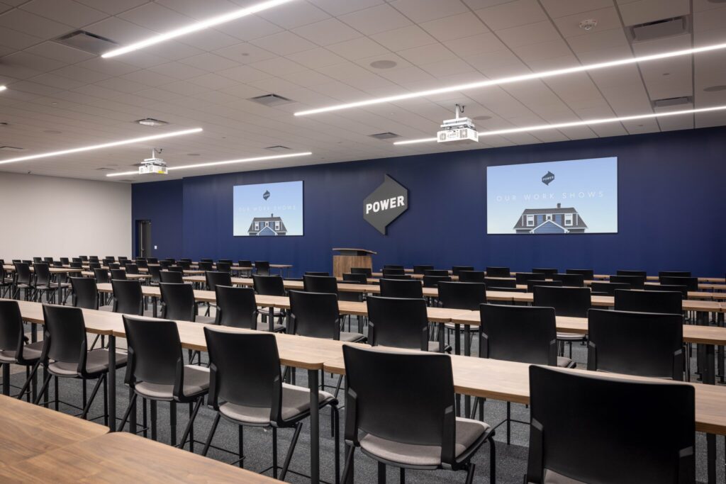 POWER's finished Cincinnati office space.