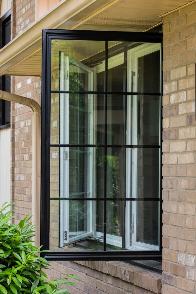 A POWER gridded window with classic charm.