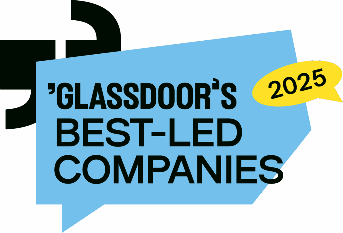 logo for Glassdoor's Best-Led Companies 2025.
