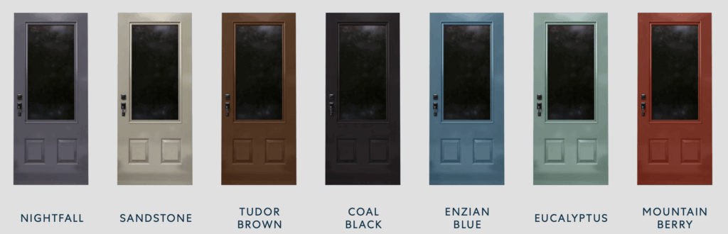 Entryway Door: POWER's door color offerings