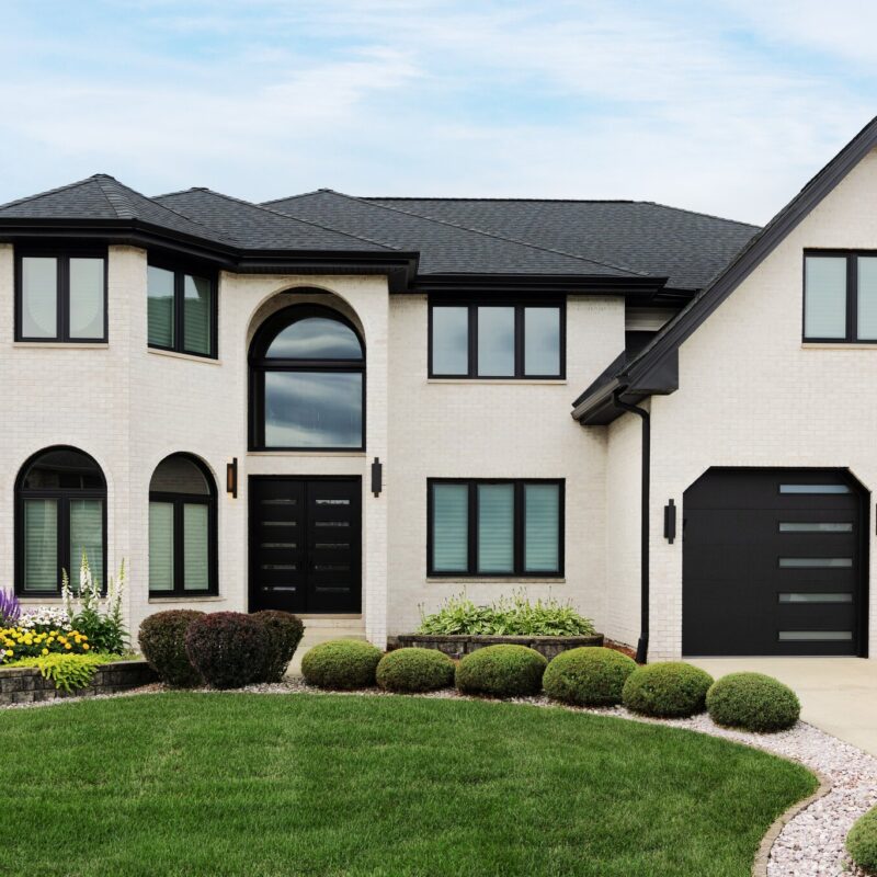 Chicago Home Gets Bold Exterior Upgrades with Black Trim, Windows, and More